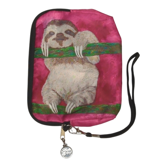 NWOT Karma Sloth Eyeglass Case & ID Holder/Salvador Kitti Sloth Wristlet Bundle - Picture 11 of 15